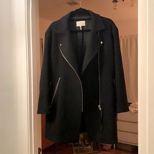 Sandro motorcycle coat - pea coat